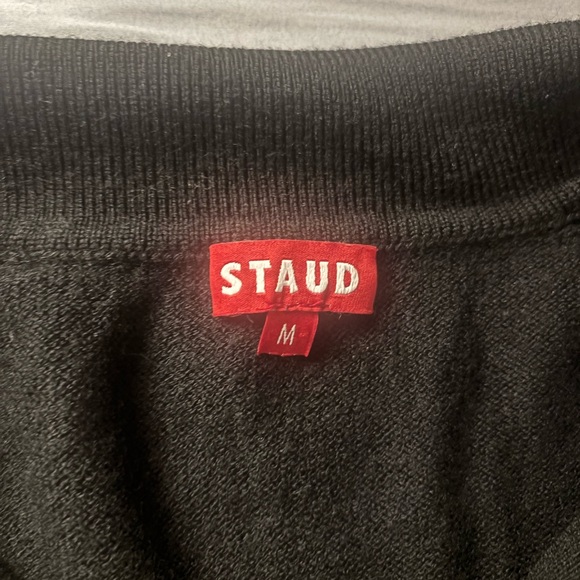 STAUD Black Long Sleeve Dress - Picture 2 of 5